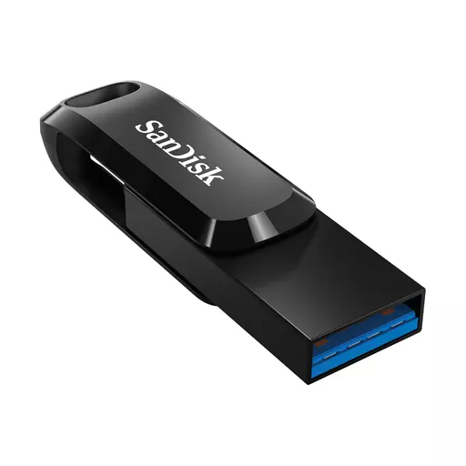 SanDisk Ultra Dual Drive USB flash drive 128 GB USB Type-A / USB Type-C 3.2 Gen 1 (3.1 Gen 1) Black, Silver