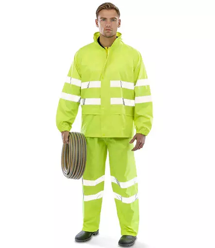 Result Safe-Guard Hi-Vis Waterproof Suit