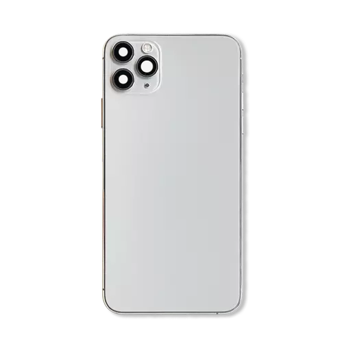 Back Housing With Internal Parts (Silver) (No Logo) - For iPhone 11 Pro Max