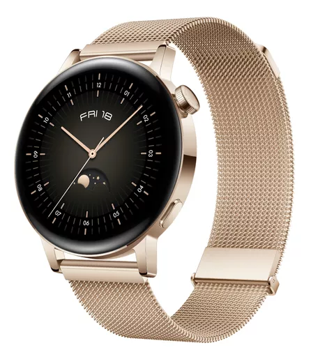 Huawei WATCH GT 3 3.35 cm (1.32") AMOLED 42 mm Digital 466 x 466 pixels Touchscreen Gold GPS (satellite)