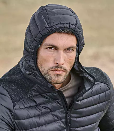 Tee Jays Crossover Hooded Padded Outdoor Jacket