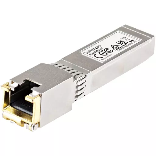 StarTech.com HPE 813874-B21 Compatible SFP+ Module - 10GBASE-T - SFP to RJ45 Cat6/Cat5e - 10GE Gigabit Ethernet SFP+ - RJ-45 30m - HPE BladeSystem, c-Class