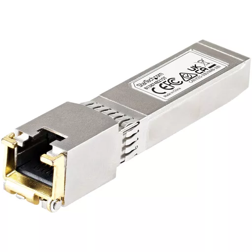 StarTech.com HPE 813874-B21 Compatible SFP+ Module - 10GBASE-T - SFP to RJ45 Cat6/Cat5e - 10GE Gigabit Ethernet SFP+ - RJ-45 30m - HPE BladeSystem, c-Class