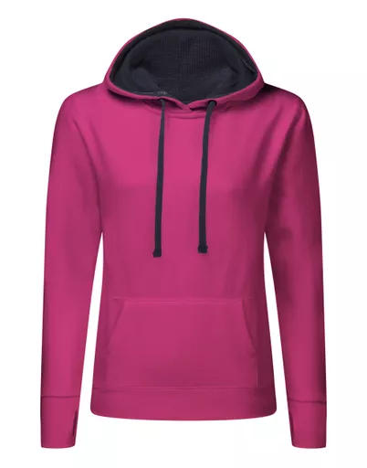 Ladies' Contrast Hoodie