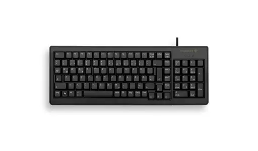 CHERRY XS G84-5200 COMPACT KEYBOARD, Corded, USB/PS2, Black, (QWERTY - UK)