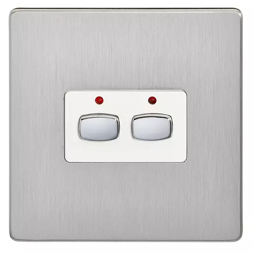 EnerGenie MIHO073 light switch Stainless steel,White