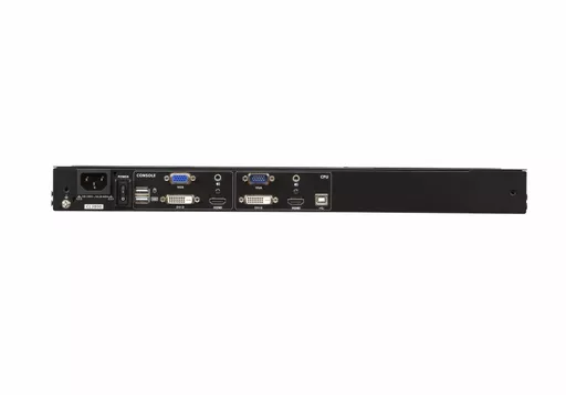 ATEN CL3800NW rack console 47 cm (18.5") 1920 x 1080 pixels Metal, Plastic Black 1U