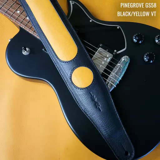 GS58 black yellow Pinegrove guitar strap 140757 ANNO.jpg