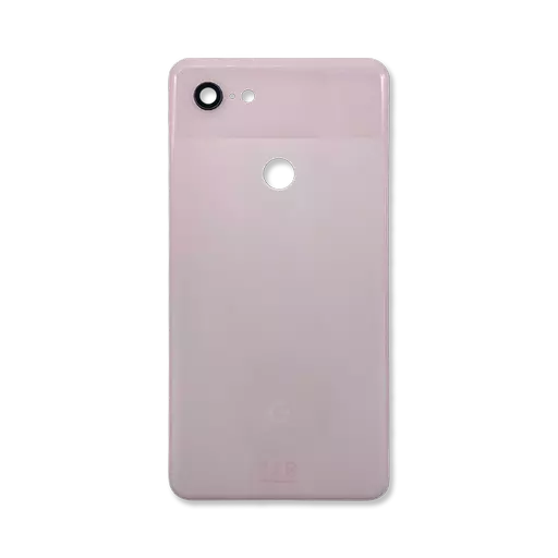 Back Glass w/ Camera Lens (No Logo) (Not Pink) (CERTIFIED) - For Google Pixel 3 XL