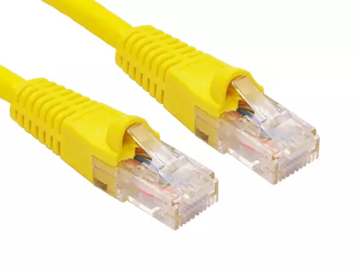 Cables Direct B6LZ-601Y networking cable Yellow 1 m Cat6 U/UTP (UTP)