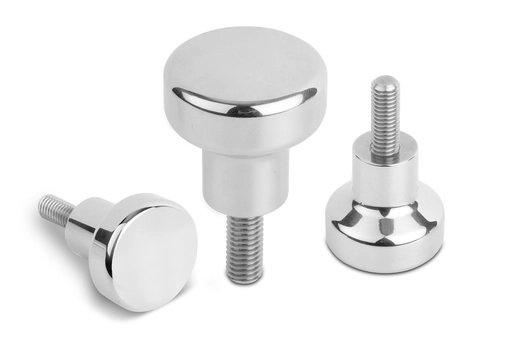 K1309 - Hygienic 316 Stainless Steel Mushroom Knob With External Thread Size M4-M10