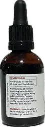 phytopet chicken immune dropper bottle 50ml side with ingredients