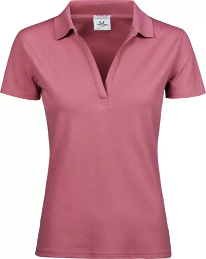 Women's Luxury Stretch V-Neck Polo