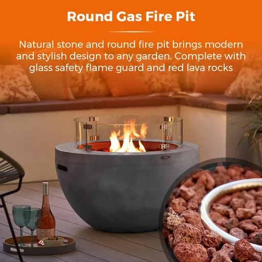 Magna Round Gas Fire Pit