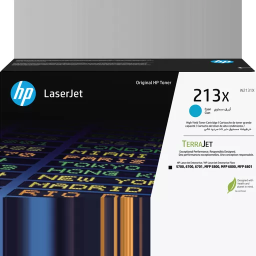 HP W2131X/213X Toner cartridge cyan high-capacity, 6K pages ISO/IEC 19798 for HP CLJ 5800/6700/6701/6800