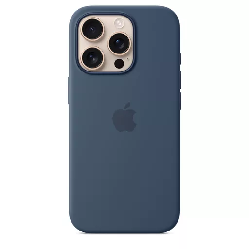 Apple iPhone 16 Pro Silicone Case with MagSafe - Denim