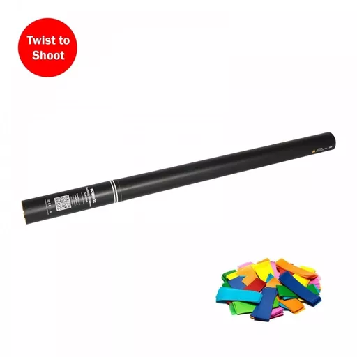 Equinox 80cm Handheld Confetti Cannon - Multicoloured