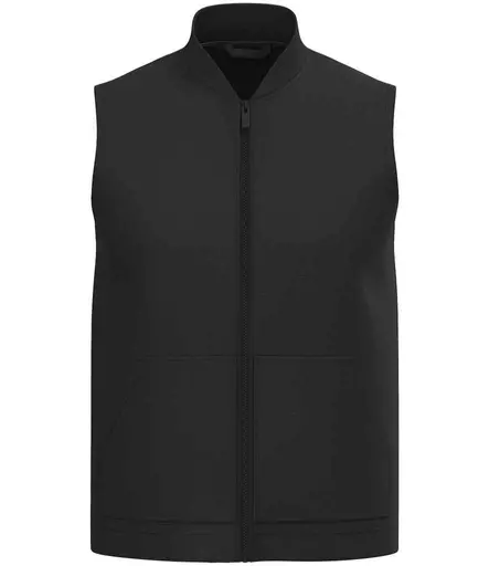 Native Spirit Unisex Twill Bodywarmer with Teddy Collar