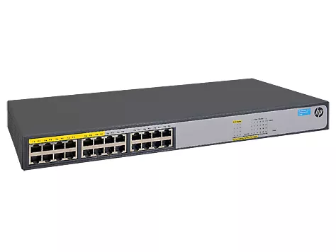 Hewlett Packard Enterprise 1420-24G-PoE+ (124W) Unmanaged L2 Gigabit Ethernet (10/100/1000) Power over Ethernet (PoE) 1U Grey