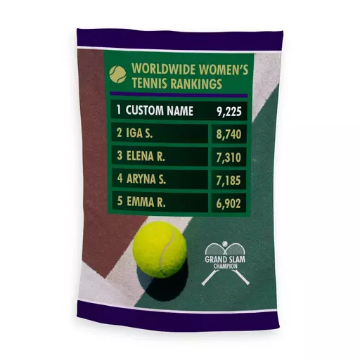 Tennis Women's Grand Slam Tea Towel