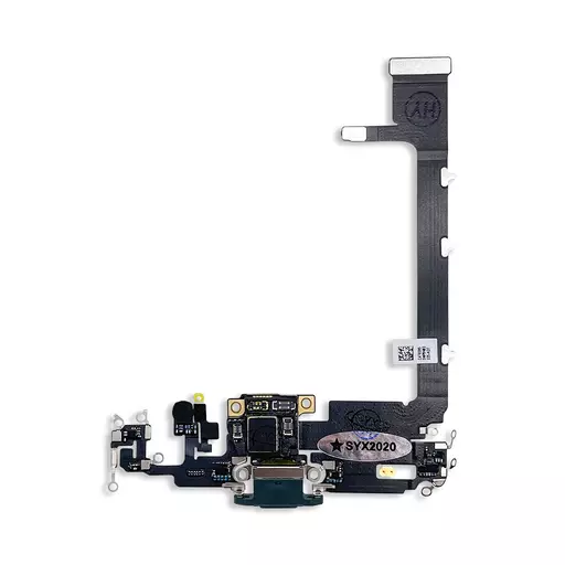 Charging Port Flex Cable (w/ Board) (Green) (RECLAIMED) - For iPhone 11 Pro Max