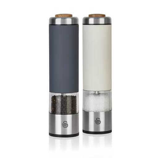 Swan Nordic Electric Salt and Pepper Mill Grinder Set