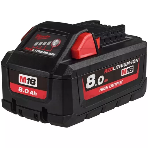 Milwaukee M18 18V HIgh Output Li-Ion RedLithium Battery 8Ah