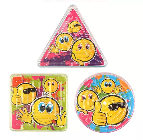 Smile Maze Puzzle (Assorted Shapes) - Pack of 96
