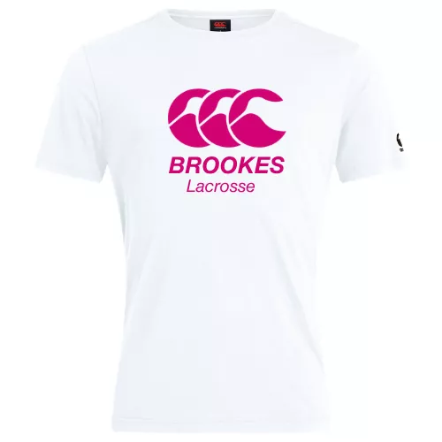 Oxford Brookes University Men's Lacrosse Senior Plain Cotton Tee