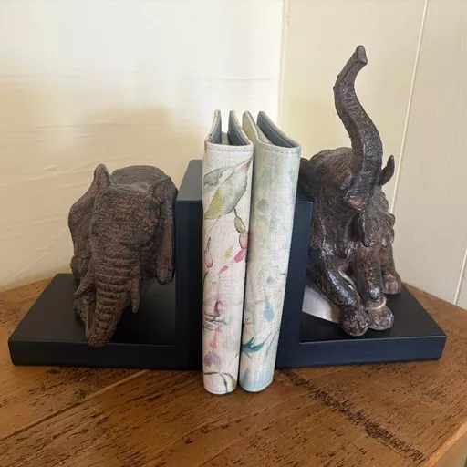 Elephant Bookends