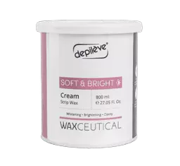 Depileve Waxceutical Soft&Bright Cream Strip Wax 800 ml.png