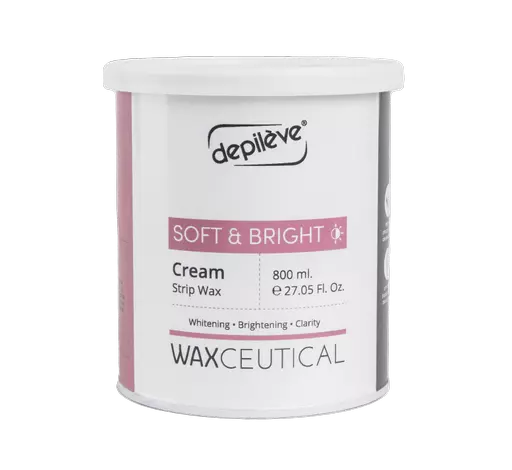 Depileve Waxceutical Soft&Bright Cream Strip Wax 800 ml.png
