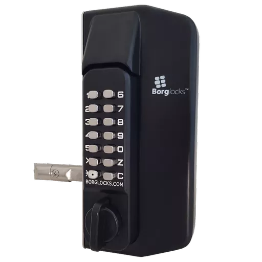 BORG LOCKS BL3100 ECP Knob Operated Marine Grade Metal Gate Single Digital Lock
