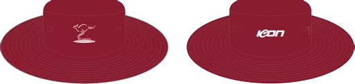 CDCC Wide Brim Hat Maroon