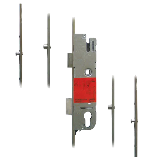 GU Secury Europa Lever Operated Latch & Deadbolt - 2 Roller & 2 Mushrooms