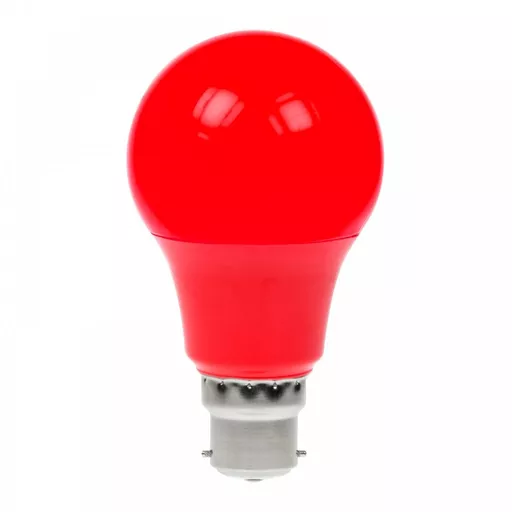 Prolite 6W Dimmable LED GLS Lamp BC Red