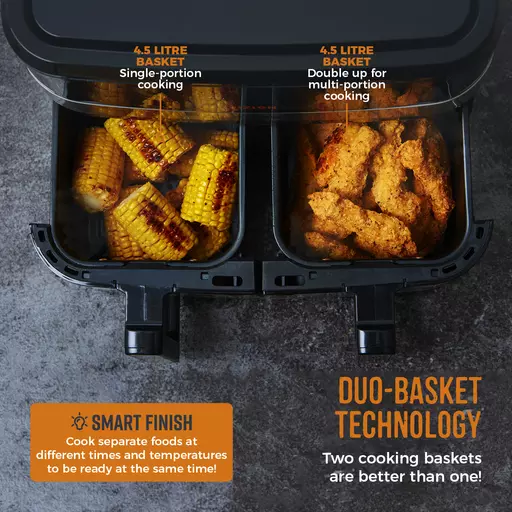 Vortx 9L Dual Basket Air Fryer – Shaws Department Stores