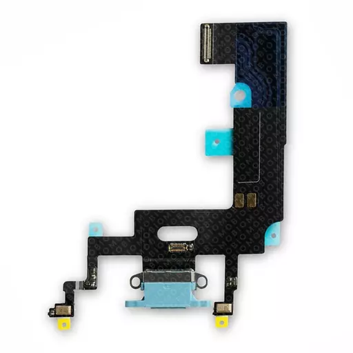 Charging Port Flex Cable (Blue) (CERTIFIED - Aftermarket) - For iPhone XR