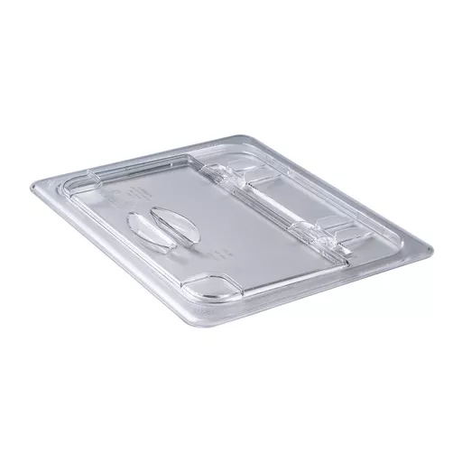 1/2 CLEAR GN SOLID FLIPLID POLYCARBONATE CAMBRO