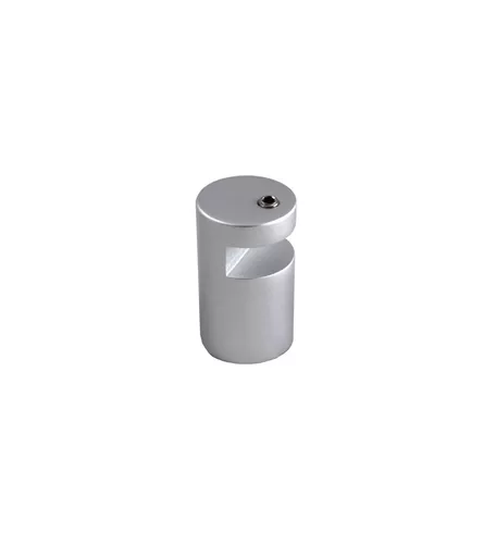 Satin Chrome Wall Panel Clip Standoff- 19mm x 32mm