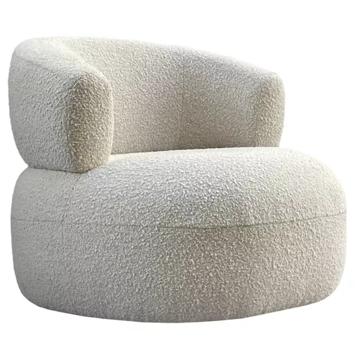 Petworth Occasional Chair in Boucle Cream