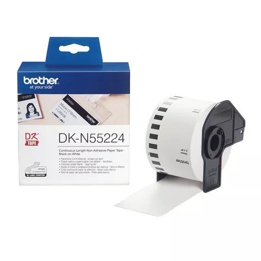 Brother DK-N55224 DirectLabel Etikettes white 54mm x 30,48m for Brother P-Touch QL/700/800/QL 12-102mm/QL 12-103.6mm