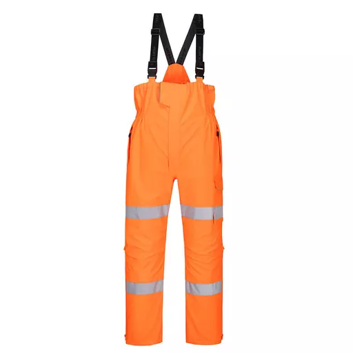 Hi-Vis Extreme Rain Bib and Brace