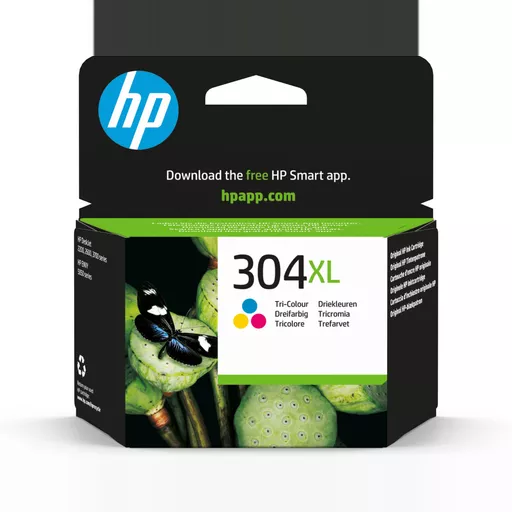 HP N9K07AE/304XL Printhead cartridge color high-capacity, 300 pages/5% 7ml for HP DeskJet 2620/3720