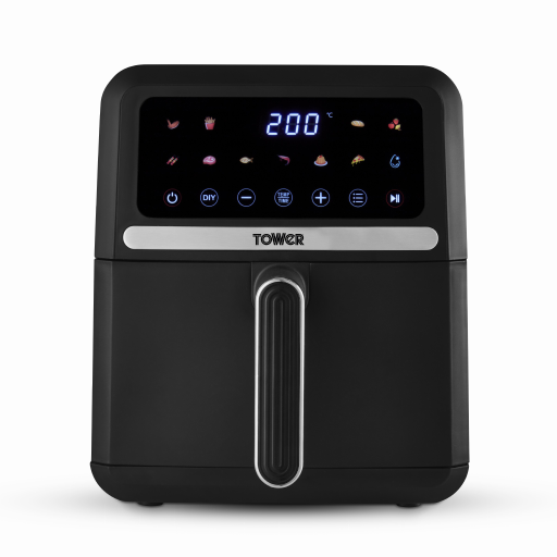 Tower 5 Litre Vortx Air Fryer with Digital Colour Display Black