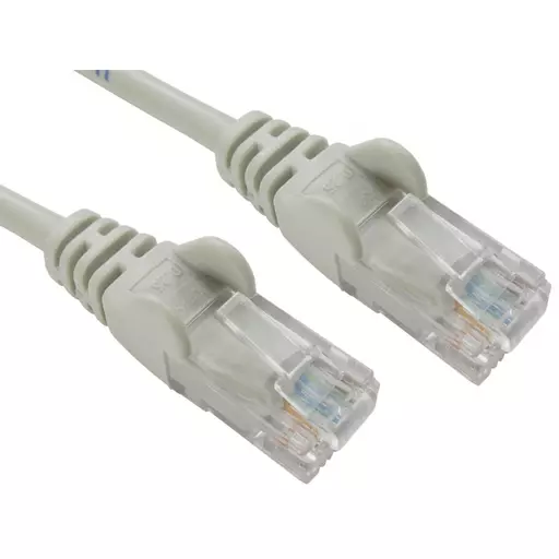 Cables Direct 0.25m Economy 10/100 Networking Cable - Grey