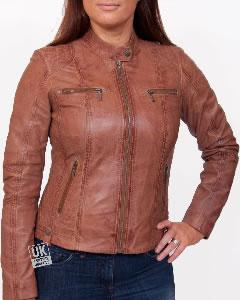 Womens Leather Biker Jackets