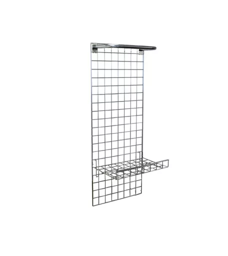 5ft Gridwall Rail & Shelf Wall Mounted Display