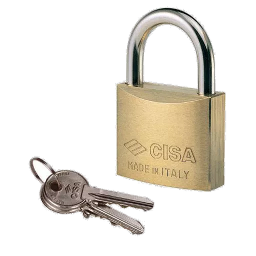 CISA 22010 KA Open Shackle Brass Padlock