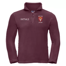 HertfordCollege_QuarterZipFleece_Burgundy_Front.png